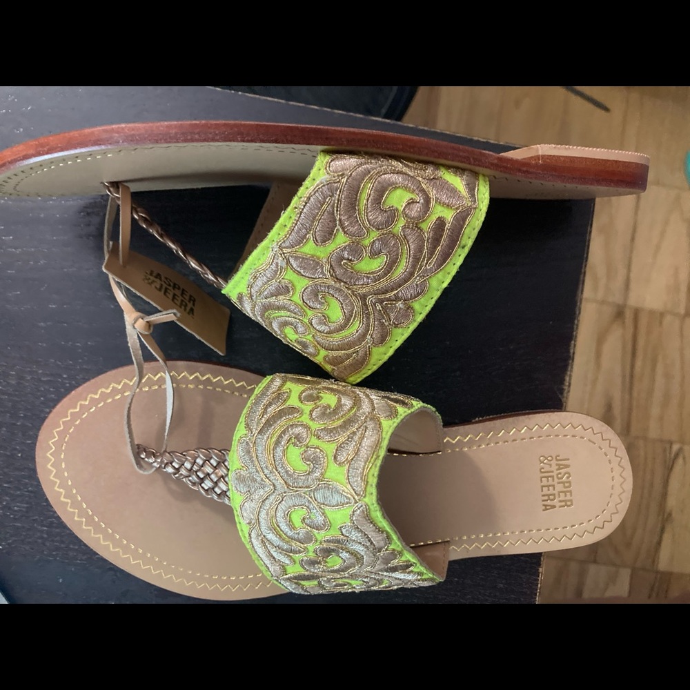 Anthropologie - new sandals with beautiful details